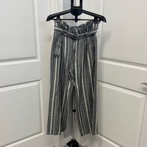 Banana Republic Striped Wide-Leg Pants